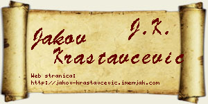 Jakov Krastavčević vizit kartica